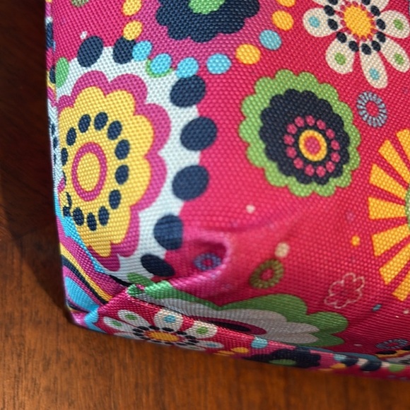 Igloo  cooler Lunchbox  hot/ cool pack bag  heavy nylon  bright pink floral - Picture 10 of 16